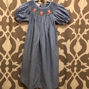 Smocked Owl Dress • 3T